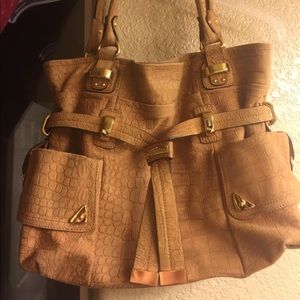 4/$20 B. Makowsky Tan Shoulder Bag